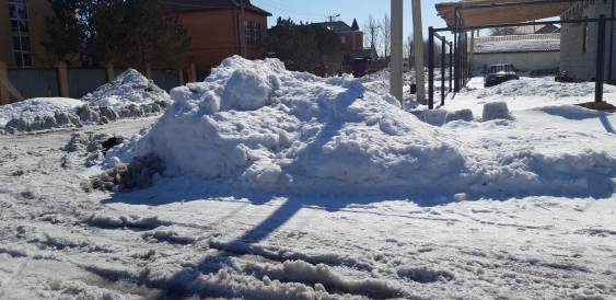 Угроза потопа, вывезите пожалуйста снег, улица Биримжановтар, юговосток правая сторона, алматинский район

Город